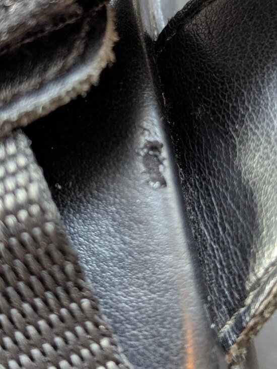 Black suede and leather strappy velcro sandals  made in Italy size 39 - Picture 10 of 11